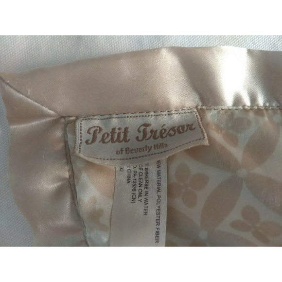 Petit Tresor of Beverly Hills Cream Coloured Bunny Security Blanket/Lovey - Picture 6 of 7